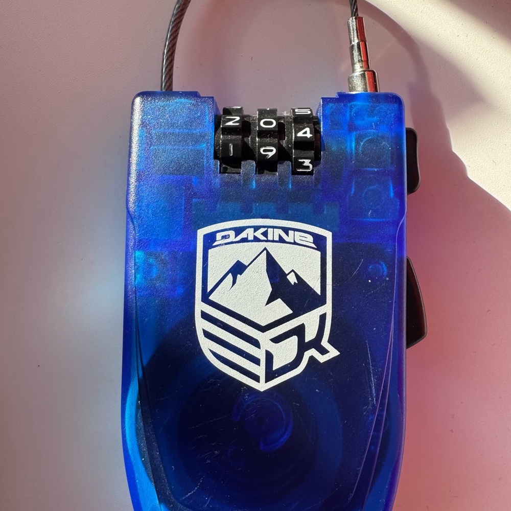 #Dakine Blue #Snowboard Lock only used twice!